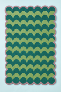 Modern Hand Tufted Wool Rugs for Bedroom and Living Room Soft light and dark green <b>Carpet</b> Rug Mat for Home Use - Product Image 1