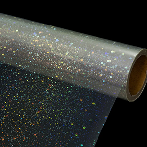 Lámina/Rollo de Película Holográfica PET de Alto Brillo, Película de Poliéster con Relieve Láser Multicolor para Impresión, Empaque y Decoración - Product Image 4