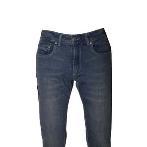 Jeans en denim classiques pour hommes Coupe droite Pantalons décontractés élégants Durables Confortables Mode Premium - Product Image 3