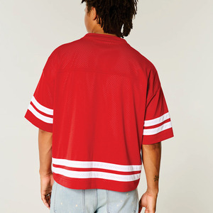 Camisetas Deportivas Personalizadas de Fútbol Americano para Hombre, Camisetas Deportivas Extra Grandes, Transpirables, con Logotipo Personalizado, OEM, Marca Privada, Venta al Por Mayor - Product Image 3