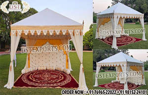 Carpa Tradicional India para Bodas, Decoración para Ceremonias de Mehndi y Eventos al Aire Libre, Compra de Carpa con Temática Hindú para Bodas en el Reino Unido - Product Image 6