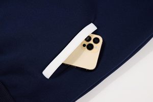 Sweat à capuche décontracté pour homme en molleton avec empiècements, pull sportif épais 320 g/m², sweat à capuche tendance avec poche kangourou, mélange 100 % coton - Product Image 6