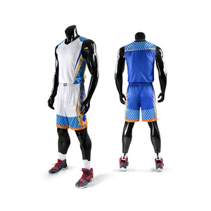 เสื้อบาสเก็ตบอลแบบสั่งทำพิเศษ OEM แบบซับลิเมชั่น คอวี แขนสั้น แห้งเร็ว ระบายอากาศได้ดี ผลิตจากโพลีเอสเตอร์ สำหรับทีมกีฬา - Product Image 1