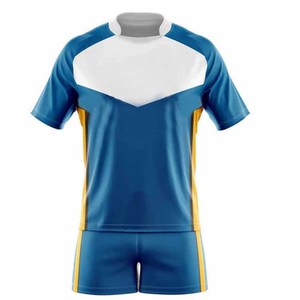 Tenues de rugby 100 % polyester, vente en gros, vêtements d'équipe, confortables, respirantes, séchage rapide, anti-bactériennes, ensemble de tenues de rugby - Product Image 4