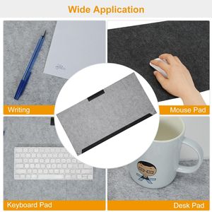 Tapis de souris de jeu étendu de 24,8 pouces, tapis de bureau en feutre doux avec fonctions antidérapantes, anti-poussière et anti-rayures, tapis de clavier inclus - Product Image 5
