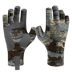 Outdoor Fishing <b>Gloves</b> Fingerless UV Protection Breathable Non Slip Palm Lightweight Comfortable Stretch Fit for Fishing Boating - Product Image 6