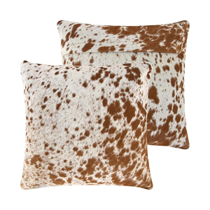 Genuine Cowhide Hair On Leather <b>Throw</b> <b>Pillow</b> Cover Wholesale Natural Cow Print Cushion Cover Rustic Western Farmhouse Home Decor - Product Image 4