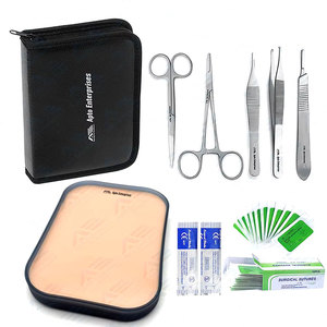 Medical Tools Surgical Instruments Medic Instruments Custom Pads Medical Teaching Suture Thread with Needle <b>Sewing</b> <b>Kit</b> - Product Image 1