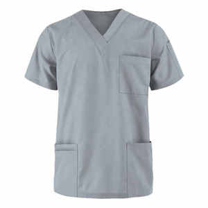 High Quality Men <b>Scrub</b> <b>Tops</b> Soft and Comfortable Men <b>Scrub</b> <b>Tops</b> for Healthcare Staff Wholesale Design with Custom Logo Size Colo - Product Image 2