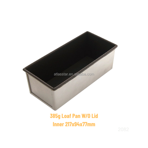 Atlas Star ถาดอบขนมเตาอบแบบไม่ติดกระทะขนาด385กรัมเคลือบ PTFE อะลูมิเนียมสีดำไม่มีฝาปิด - Product Image 2