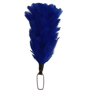 Pluma de imitación de plumas de aves para sombrero Glengarry, gorro Balmoral, boina, gorra - Tela de terciopelo con patrón de lazo, uso casual para las cuatro estaciones - Product Image 2