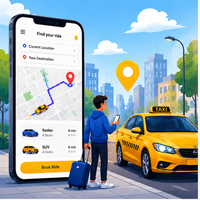 Solución Completa para la Gestión de Taxi, Soporte Multilingüe, Seguimiento de Conductores, Estimación de Precios, Gestión del Historial de Viajes