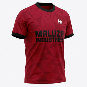 Uniforme de Fútbol Sublimado de Alta Gama, Diseño Personalizado, Ropa Deportiva de Secado Rápido, Conjunto de Camiseta y Pantalones Cortos de Fútbol con Cuello en V, Venta al Por Mayor - Product Image 3