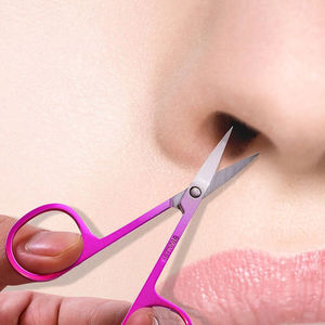 Tijeras de Uñas Profesionales de Calidad de Salón, Acero Inoxidable, Hojas Curvas Afiladas para Recortar Uñas y Cutículas, Duraderas - Product Image 4