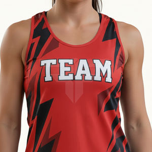 Uniforme de Atletismo con Logotipos de Equipos, Estilo Americano, Traje para Maratón con Impresión por Sublimación Completa - Product Image 4