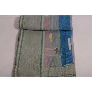 ผ้าห่มกันธา กูดรี ทำมือสไตล์วินเทจจากอินเดีย ผ้าฝ้าย โบโฮ ผ้าคลุมเตียง ผ้าห่มสองด้าน ของตกแต่งบ้าน ลาวินาส เป็นมิตรกับสิ่งแวดล้อม - Product Image 5