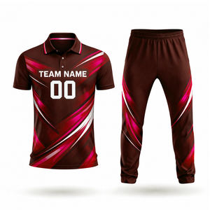 Uniforme de cricket professionnel personnalisé en gros avec logo entièrement sublimé pour hommes - Product Image 6