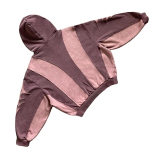 Sweat à capuche zippé d'hiver premium épais, vintage, personnalisé, brodé, 100% coton, imperméable, vente en gros, haute qualité, décontracté - Product Image 2