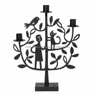 Centre de table décoratif en forme de chat dans un arbre, porte-bougie pour la décoration intérieure, vente en gros, exportateur - Product Image 5