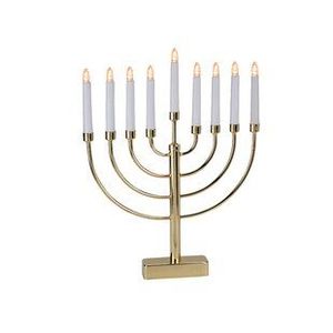 Chandeliers de luxe pour Menorah, fabriqués artisanallement, finition durable, pour célébrations spirituelles, ornement décoratif pour salle à manger - Product Image 1
