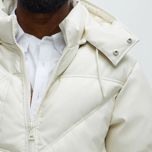 Veste matelassée unisexe personnalisée de haute qualité, col montant brillant, style décontracté, vente en gros, toutes tailles - Product Image 4