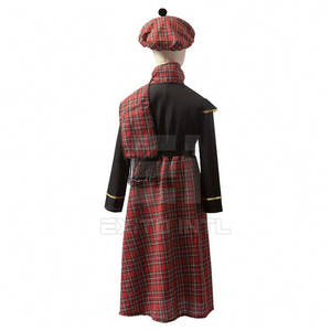 Kilt Acrílico Personalizado para Adultos, Diseño Sólido, Transpirable, Unisex, Vestido Tradicional de las Tierras Altas - Product Image 2