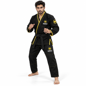 Adult Customizable BJJ Gi Brazilian Jiu Jitsu Training Uniform 420GSM Pearl Weave Cotton Durable <b>Stitching</b> Lightweight - Product Image 1