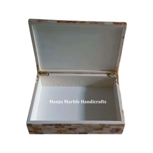 Meilleure production de collection disponible à bas prix en nacre MDF boîte d'incrustation d'os avec forme rectangulaire pour article de cadeau de bijoux - Product Image 1