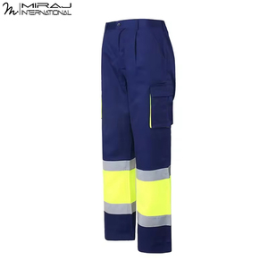 Servicio OEM ODM, Diseño Único, Pantalones de Trabajo de Alta Visibilidad y Resistencia con Cinta Reflectante, Ropa de Trabajo para Hombre - Product Image 2