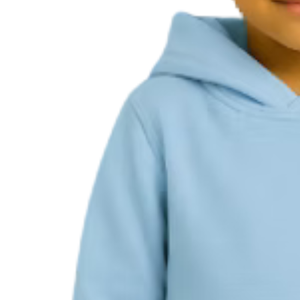 เสื้อฮู้ดปักลายสีฟ้าอ่อนสำหรับเด็กผู้ชาย เสื้อแขนยาวลำลอง สตรีทแวร์สำหรับทุกวัน เสื้อผ้าสไตล์ไลฟ์สไตล์ที่สวมใส่สบาย - Product Image 2
