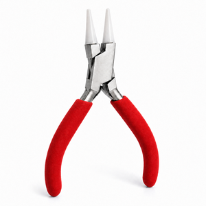 Non Marring Nylon Jaw Pliers Flat Nose Jewelry Tool <b>Soft</b> Jaw <b>Wire</b> Handling Shaping Craft DIY Durable Repair Tool - Product Image 1