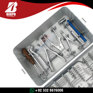 Ensemble d'instruments de haute qualité pour plaques orthopédiques à verrouillage, pour la chirurgie des fractures chez les petits animaux, en acier inoxydable allemand, réutilisable - Product Image 2