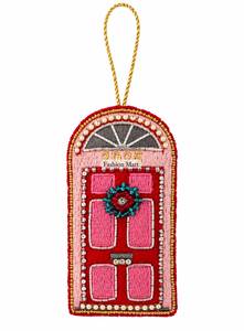 Handmade Beaded <b>Christmas</b> Tree Ornament <b>Green</b> <b>Red</b> Gold Star Holiday <b>Decoration</b> Craft Accessory Fashion Mart - Product Image 5