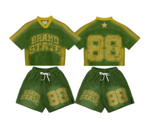 Maillot de football américain personnalisé en mesh sublimé, coupe ample, pour homme - Product Image 6