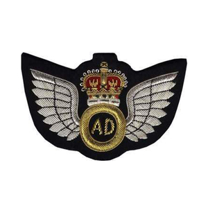 Écusson brodé RAF en forme d'ailes, à coudre, badge uniforme en tissu, forme irrégulière personnalisée, applique tactique pour vêtement - Product Image 5