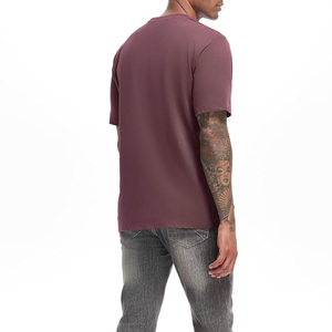 Camiseta de Hombre, Cuello Redondo, Manga Corta, Color Azul Claro, Corte Regular, Algodón Jersey, Estilo Casual - Product Image 6
