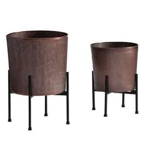 Jardinière Métallique Tendance Style Industriel pour Projets de Paysagisme Commercial – Pot de Jardin Extérieur Robuste Qualité Export - Product Image 4