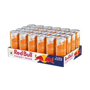 Bebida Energética Red Bull Edición Albaricoque, Paquete de 24 Latas de 250 ml, 27 g de Azúcar, Comparable con el Jugo de Manzana para un Sabor Dulce, Suministro al por Mayor - Product Image 3