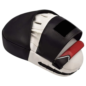 Genuine Leather PU Boxing <b>Focus</b> <b>Pads</b> Target Real Leather Curved Punch <b>Pads</b> <b>Focus</b> Mitts Wholesale Boxing Mitts MMA Punching Mitt - Product Image 4