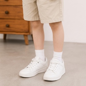 Pantalon large décontracté kaki taille haute pour garçons coréens, 65% coton 35% polyester, tissé anti-boulochage, bas de pyjama pour enfants, vente en gros - Product Image 6