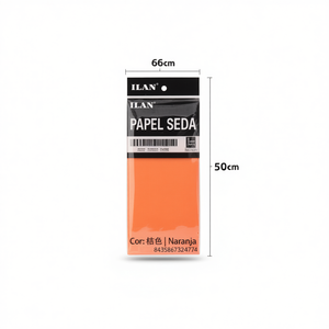 Papel de Seda Ilan 50x66 cm Naranja 10 Unidades - Product Image 2