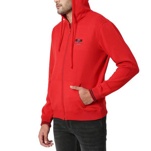 Sudadera con capucha completa para hombre, informal, de tela suave, ajuste cómodo, perfecta para ropa urbana básica. - Product Image 3