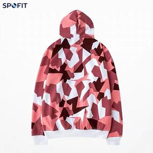 Sudadera con Capucha Personalizada SPOFIT para Hombre, con Logotipo Frontal, 100% Algodón Tejido, Transpirable, Informal, Deportiva, de Manga Larga - Product Image 3