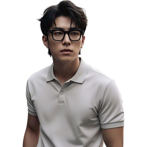 เสื้อเชิ้ตผู้ชายแบบถักลายพิมพ์สำหรับฤดูร้อน สวมใส่สบาย แห้งเร็ว ระบายอากาศดี เหมาะสำหรับธุรกิจและลำลอง แฟชั่นไซส์ใหญ่ - Product Image 1