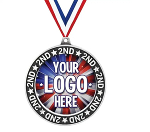 Medallas Deportivas Personalizadas al por Mayor, Medallas Metálicas Unisex para Ganadores Deportivos, Medallas de Cristal, Servicio OEM 2026 - Product Image 1