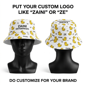 220 GSM Soft Premium Polyester White Bucket <b>Hat</b> All Print Custom Logo 3D Embroidery OEM ODM ZAINI ZI-042 Unisex <b>Summer</b> Casual - Product Image 1