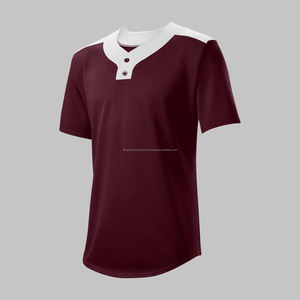 Maillot de baseball personnalisé de haute qualité tissu à mailles en polyester recyclable respirant à séchage rapide maillot de baseball unisexe - Product Image 3