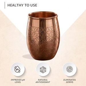 Refined Copper Moscow Mule <b>Mugs</b> Built For Cocktail Presentation Ideal For Home Kitchen Bar And Social Celebrations - Product Image 3