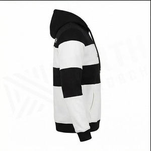 เสื้อฮู้ดดี้ผู้ชาย North Approach แบบ Color Block ทรงปกติ ผ้าฝ้ายเฟรนช์เทอร์รี่ สไตล์ลำลองสำหรับฤดูใบไม้ร่วง มีกระเป๋าหน้า - Product Image 3