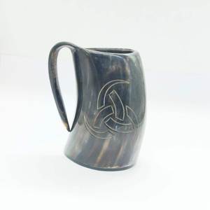 Taza de Cuerno de Búfalo Natural Pulido de Diseño Único, Ecológica, de la Mejor Calidad, para Coleccionistas, Fiestas y Hoteles - Product Image 3
